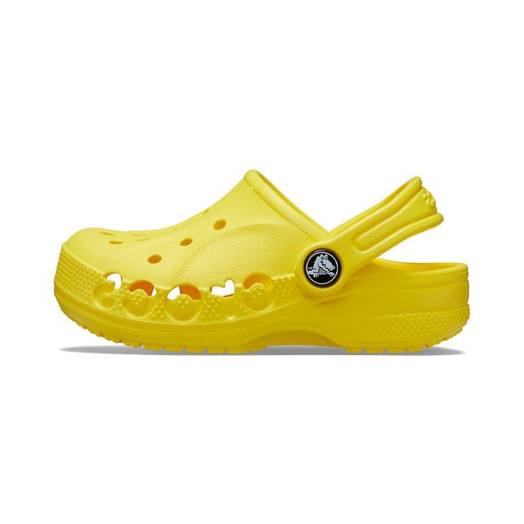 Crocs Baya Beach Simple Clogs Kids Footwear Yellow 205483-7C1