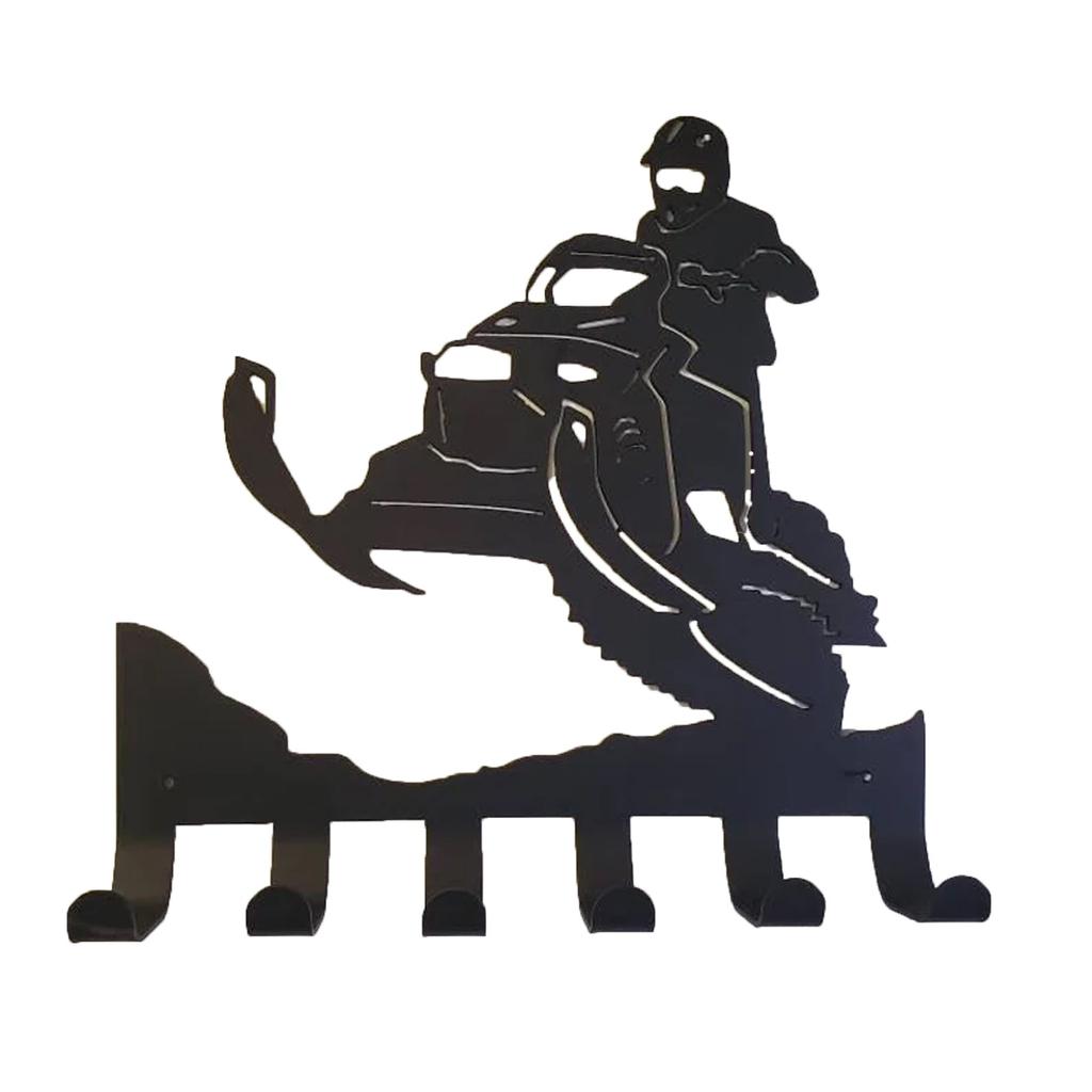 Ski Metal Wall Decor Skier Rack Home Decor Hook Key Wall Hanging Coat Hook Door Rack Hanger Wall