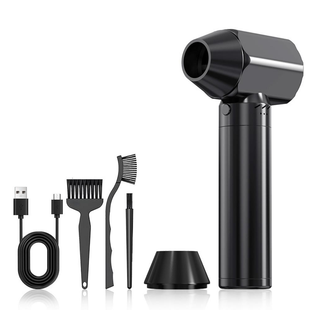 

High Power Cordless Handheld Blower 80000PRM Compressed Air Duster Dust Cleaning Tools чёрный