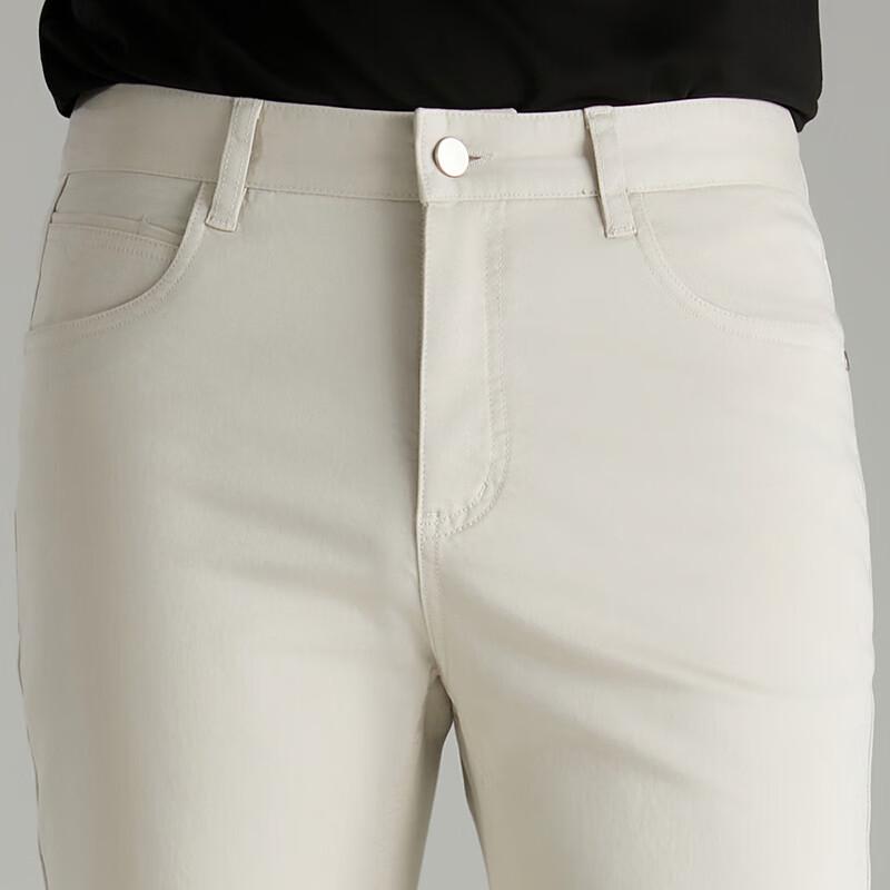 Antonio Men's Easy-Care Stretch Long-Staple Cotton Straight-Fit Casual Pants