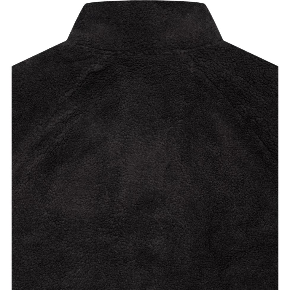 Fear of God Essentials Polarfleece Jacke mit durchgehendem Reißverschluss und Stehkragen Herrenjacke Eisenschwarz FOG-SS22-560