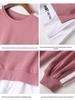 2024 Plus Size Women's Slimming Sweatshirt & Casual Two-Piece Early Autumn Set