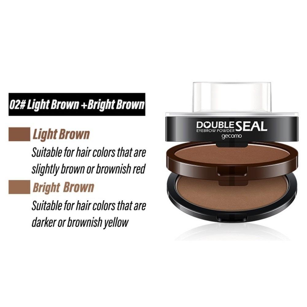 

Стойкий штамп для бровей 2 цветов Быстрый макияж Штампы для бровей для ленивых Девушка 02