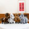 Miniature Pony Plush Toy 23cm Stuffed Horse Adorable Pony Doll  Zodiac Year of the Horse Gift
