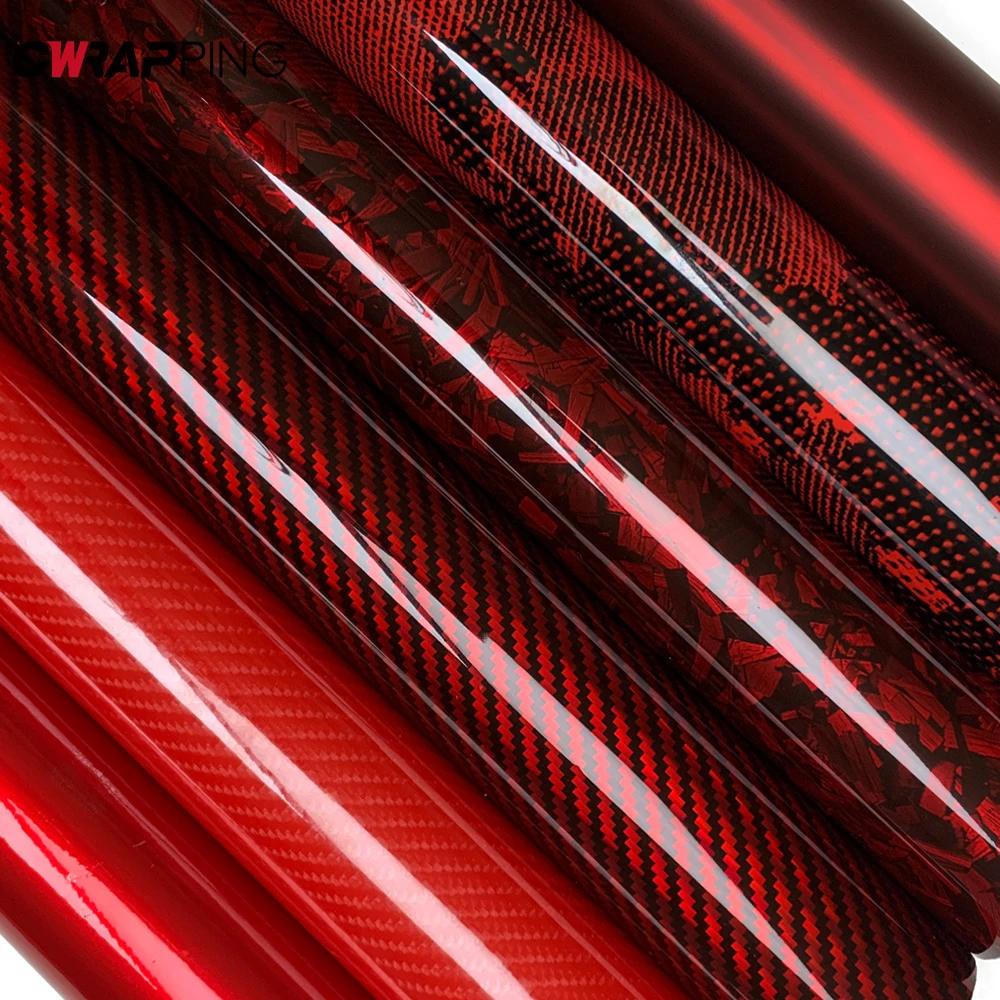 Body Color Change Film Vinyl Wrap Scratch-resistant Bubble-free Self-adhesive Paper Red Series Creative Modification Tools