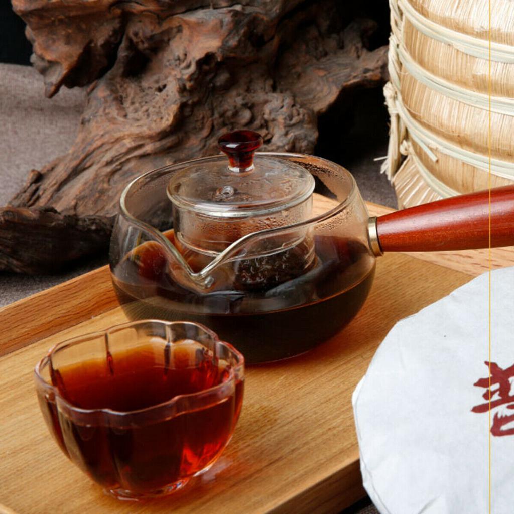 357g Pu Erh Tea Cake Organic Ripe Tea Chinese Puer Black Tea Healthy Green Food