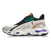 Li Ning Butterfly Cushioning Slip Resistant Abrasion Resistant Low top Chunky Sneakers Gray Black AGCN225-5