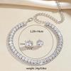 Elegant Rhinestone Necklace & Earrings Set for Weddings and Banquets – Women's Fashion Jewelry