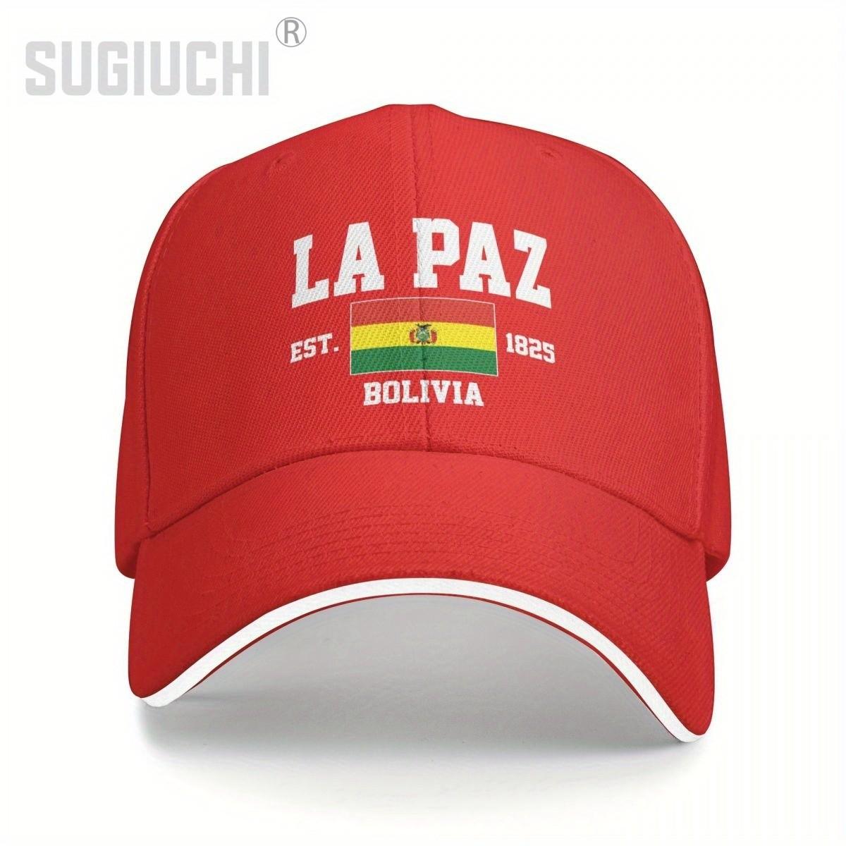 La Paz Bolivia EST Baseball Cap Cotton Casual Adjustable Hat for Adult Unisex and Women One Size