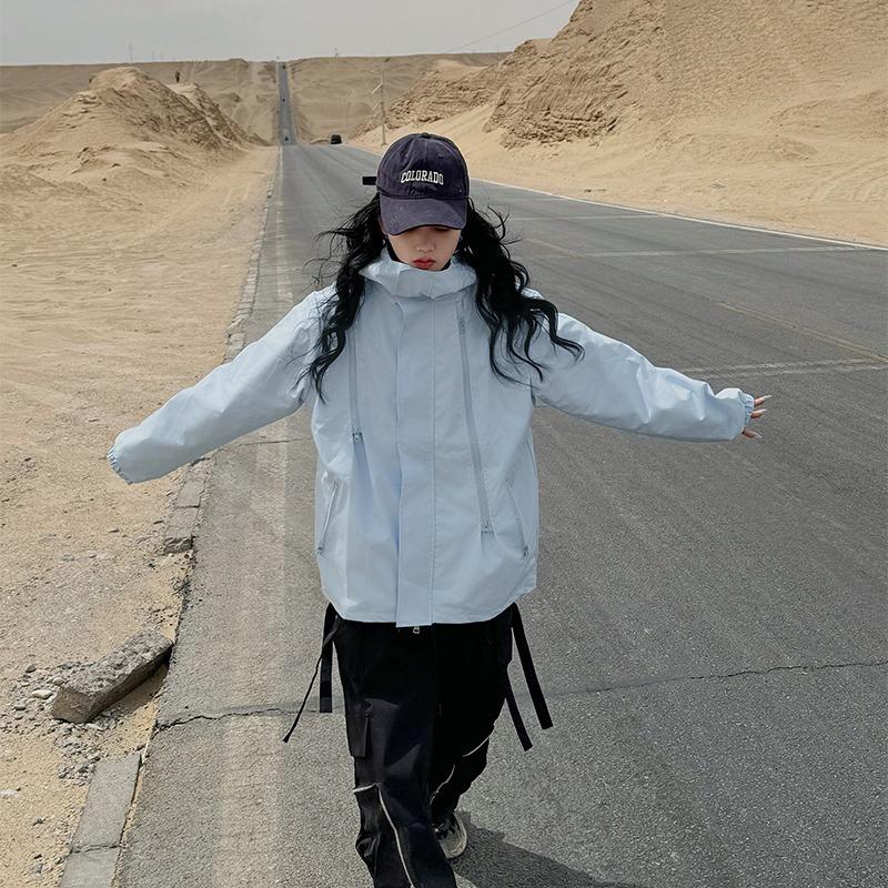 High-end Cotton Jacket for Women's Autumn and Winter New Hong Kong Style Casual Jacket, Top, Submachine Jacket, Hooded Baseball Jacket