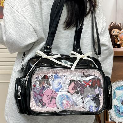 New Cute Sweet Ulzzang Ita Bag for Girls Comic Exhibition Y2K Dolls Bag JK Uniform One-shoulder Crossbody Bag Bags for Women