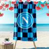 Asciugamano da Spiaggia Stampa Napoli Calcio, Asciugamano Grande Morbido Asciugatura Rapida per Spiaggia Campeggio Nuoto