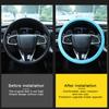 Auto-Lenkradbezug, universeller Silikon-Lenkradbezug, elastischer Handschuhbezug, Textur, weich, mehrfarbig, Auto-Dekoration, DIY-Zubehör