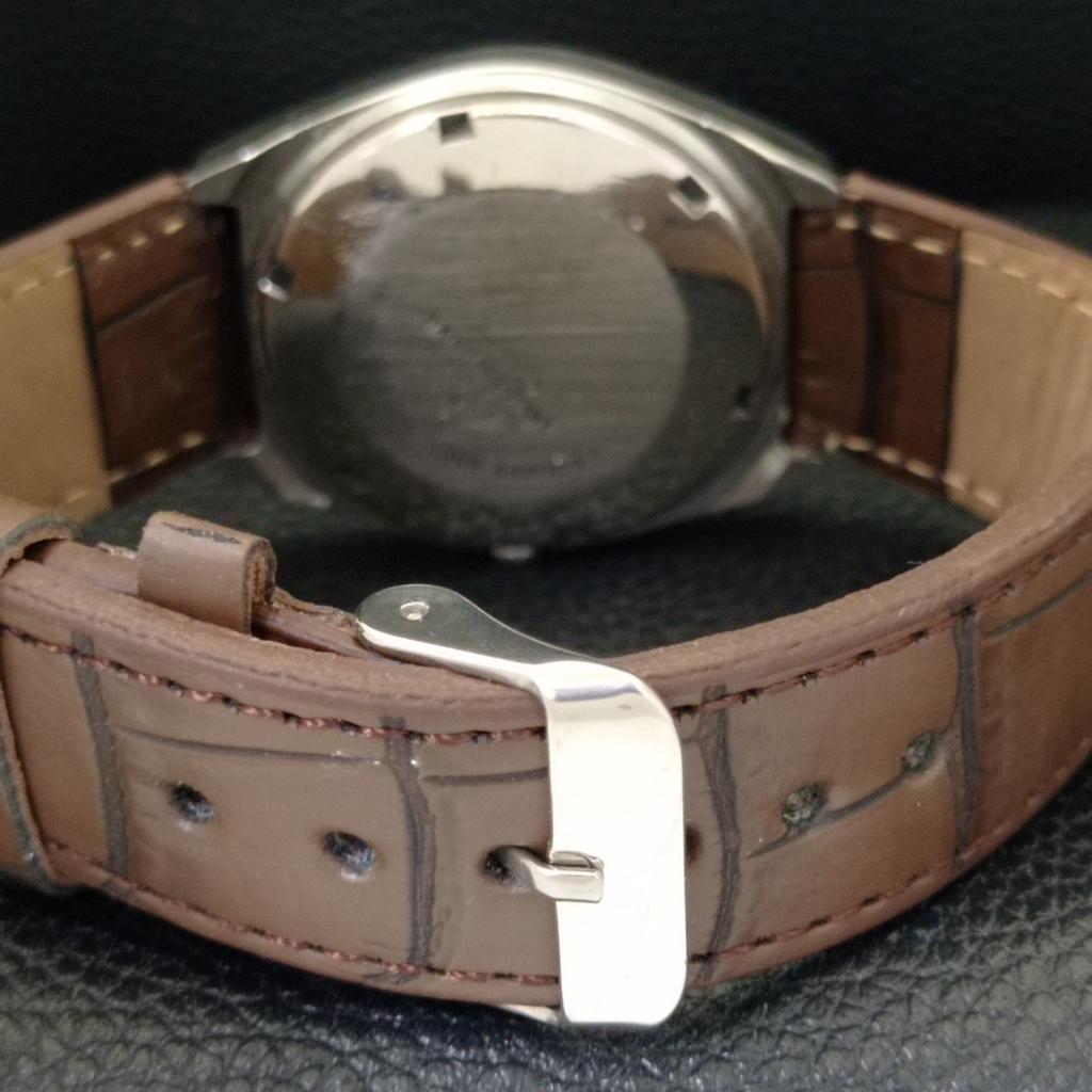 AUTOMATIC VINTAGE SEIKO 5 JAPAN 6309A MENS ARABIC RED COLOR DIAL WATCH a701347-5 R206a-a701347