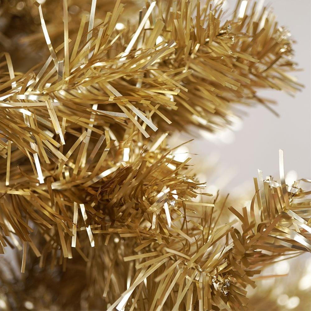 Artificial gold Christmas tree 120 cm