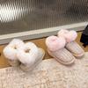 Snow boots female treasure 2025 winter new velvet thickened warm baby girl winter shoes princess non-slip soft sole girl