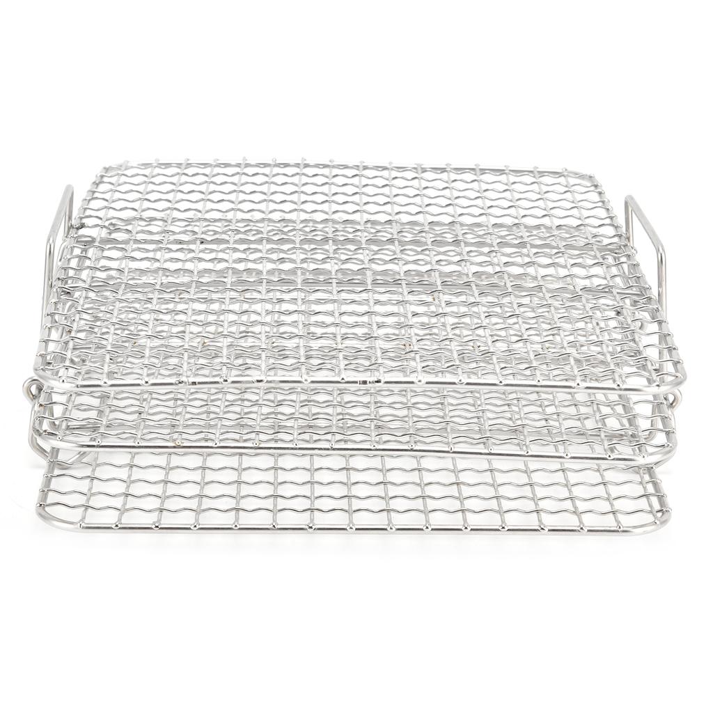 3?Tier Cooling Rack Set Stainless Steel Baking Roasting Cooking Rack for FoodiAG300AG400 Fryer Oven