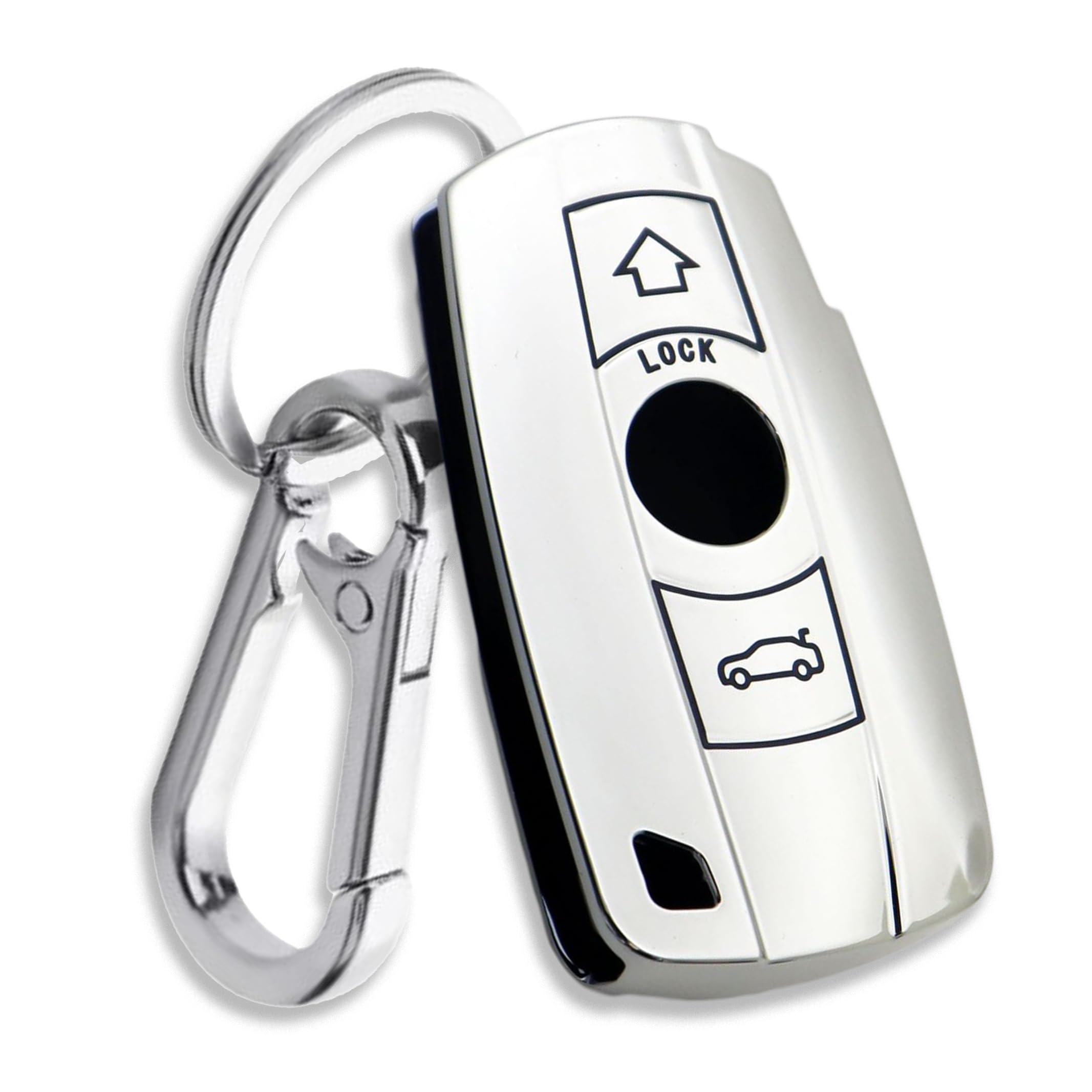 

BMW Key Cover Smart Key Case E87 E88 E82 E90 E91 E92 E93 E60 срібний