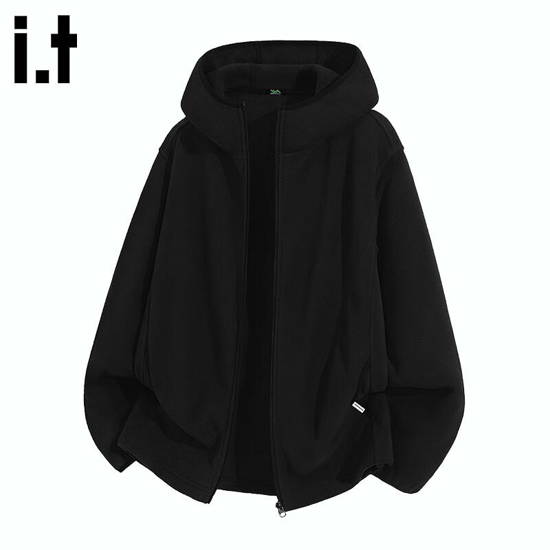 Fingercroxx IT Unisex Winter Fleece Hooded Cardigan Jacket