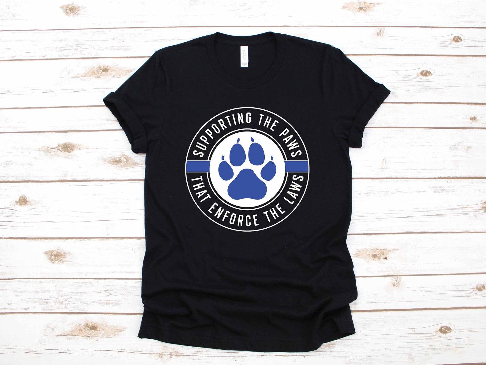 K-9 Police Officer T-Shirt Gift Support German Shepherd |T-shirt | T-shirt | T-shirt | Tank Top S