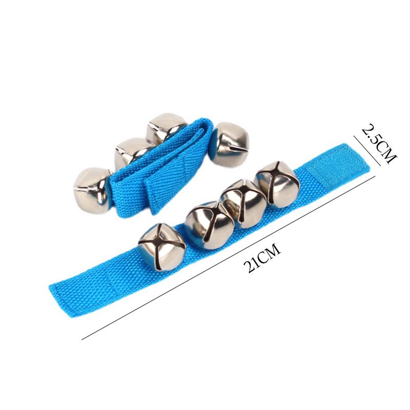 1 Pereche Clopoței de Încheietură Copii Clopoței Agită Zornăitori Jucărie Percuție Jucării Educaționale Purtabile Nu se Deformează Ușor Clopoțel Orff