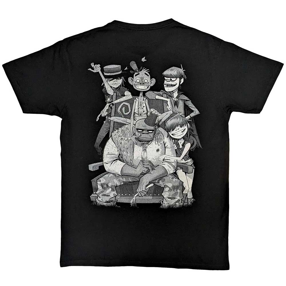 Gorillaz Unisex Adult Pocket Spray - George Group T-Shirt