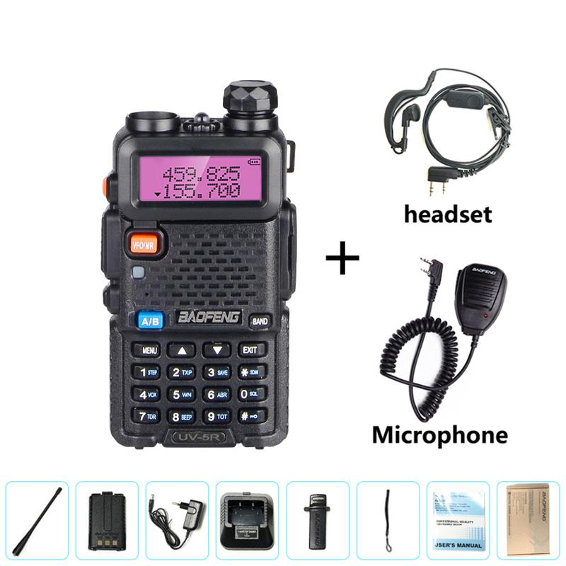 Baofeng UV-5R Walkie Talkie Airband Wireless Copy Frequency AM FM Long Rang Hunting Station Powerful Two Way Portable Radio