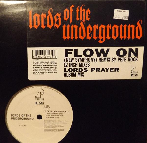

12-дюймовая пластинка LORDS OF THE UNDERGROUND - Flow On (Новая Симфония) Y58146 Pendulum Record 1994 US Рэп и Хип-Хоп/R&B Б/У