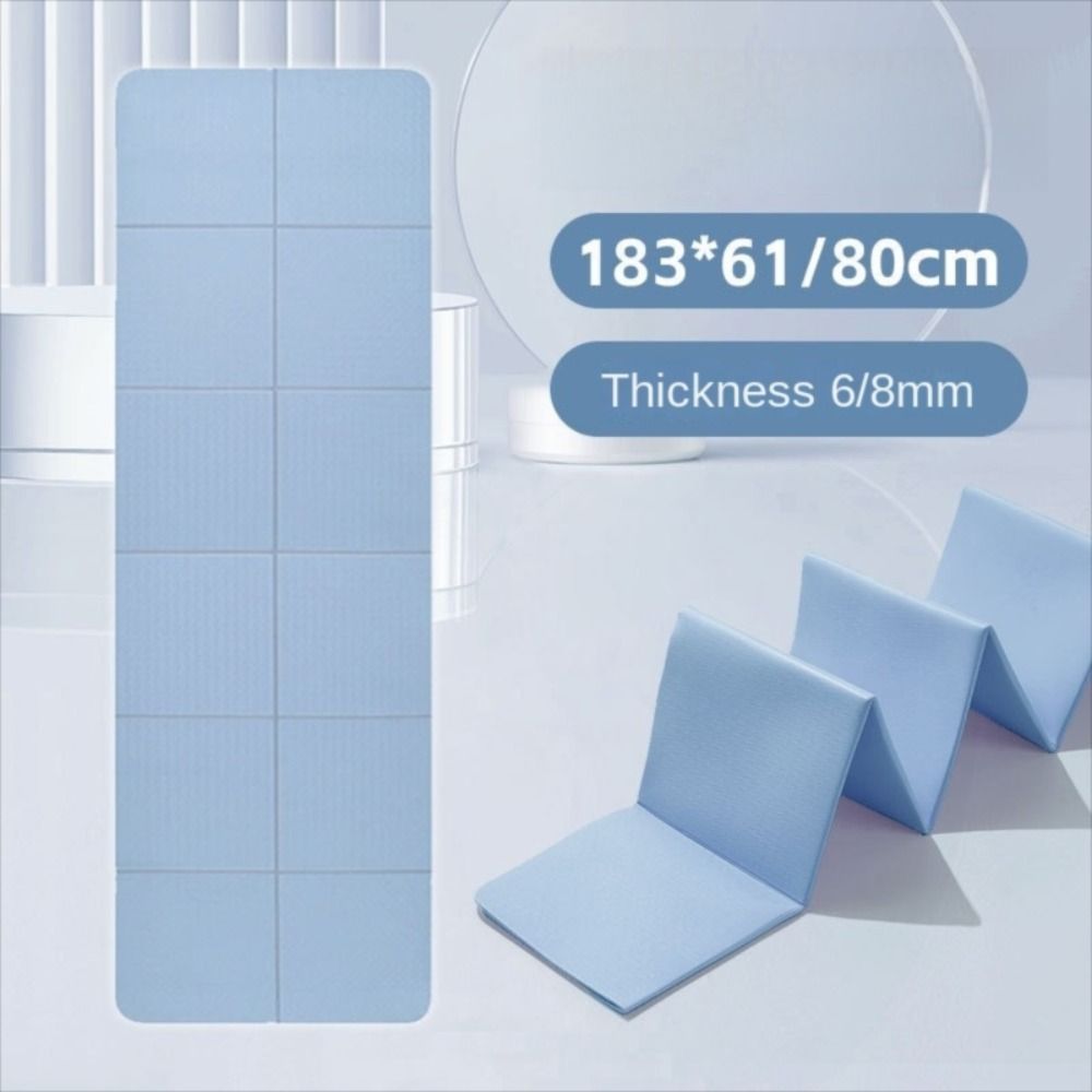 Non-Slip Surface Eco Friendly Yoga Mat Foldable Design Fitness Mat Foldable Yoga Mat  Home Workouts