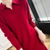 Women's Cashmere Dress Qinghe Cashmere 30% Cashmere 70% Wool Autumn and Winter Cashmere Skirt Soft and Warm