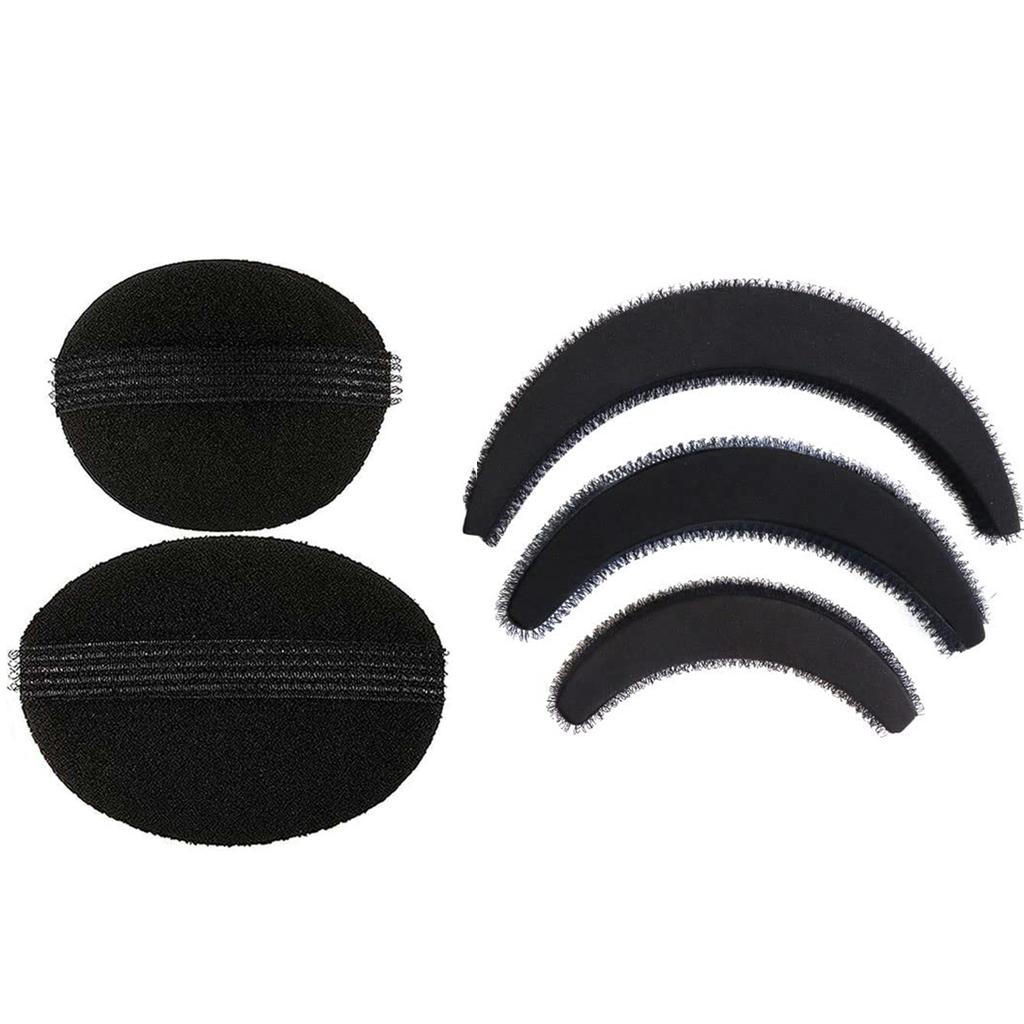 Set of Invisible Fluffy Hair Clips - Volumizing Hair Roots, DIY Styling, Easy To Use, Solid Color, Cute Oblong Shape - Perf