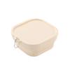 Adjustable Silicones Meal Box Foldable For Backpacks Purse Lunch Bags Freezers Safe And Nontoxic Materials