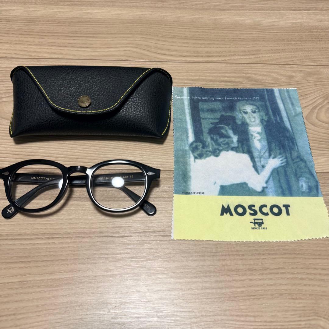 Used MOSCOT glasses black