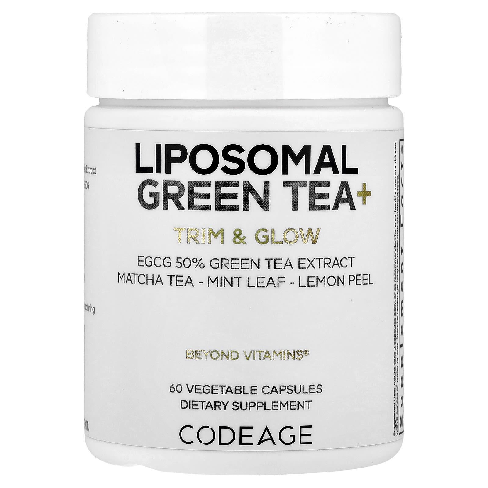 

Liposomal Green Tea+, Veggie Capsules 60