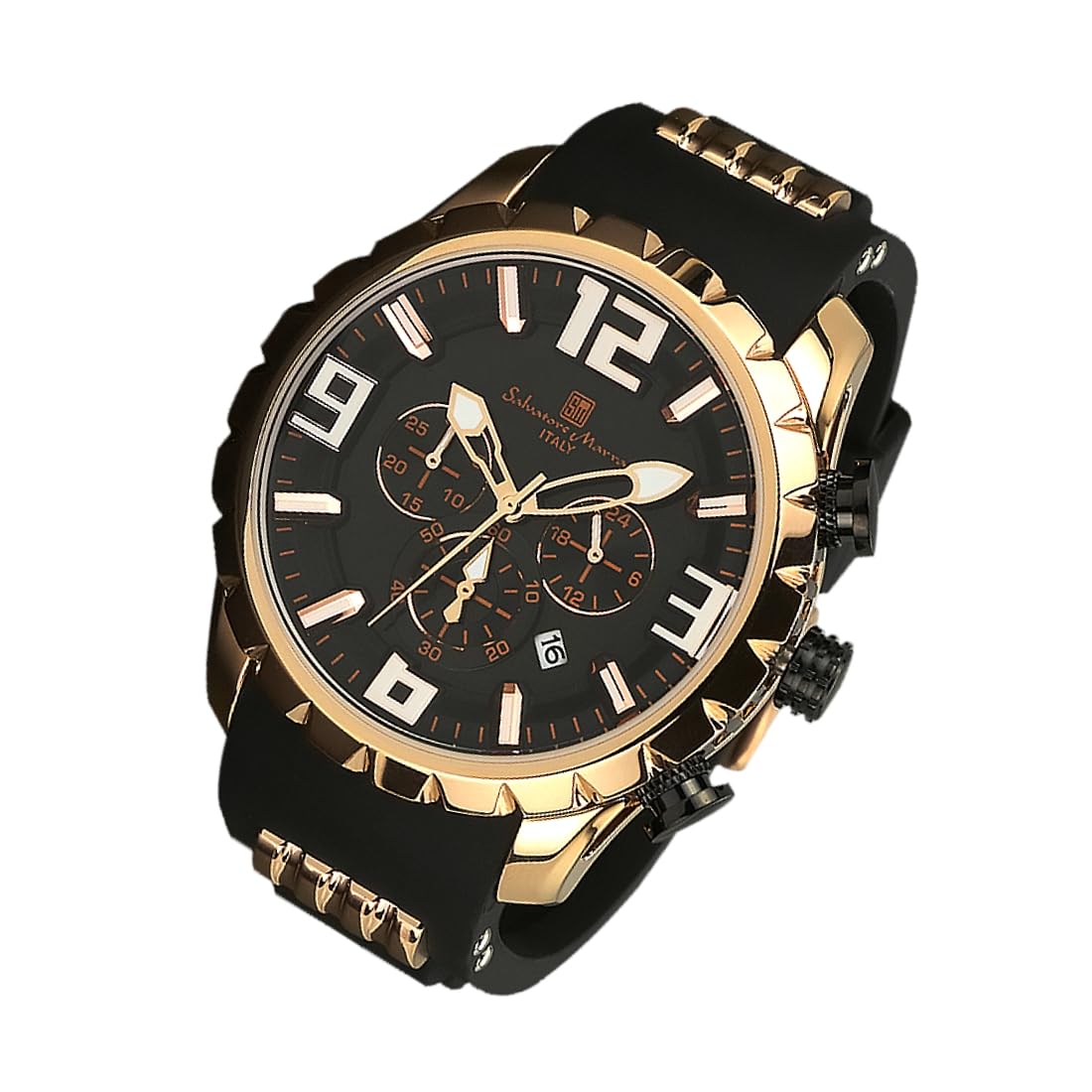 

Salvatore Marra Chrono Quartz Мужские SM15107-PGBK