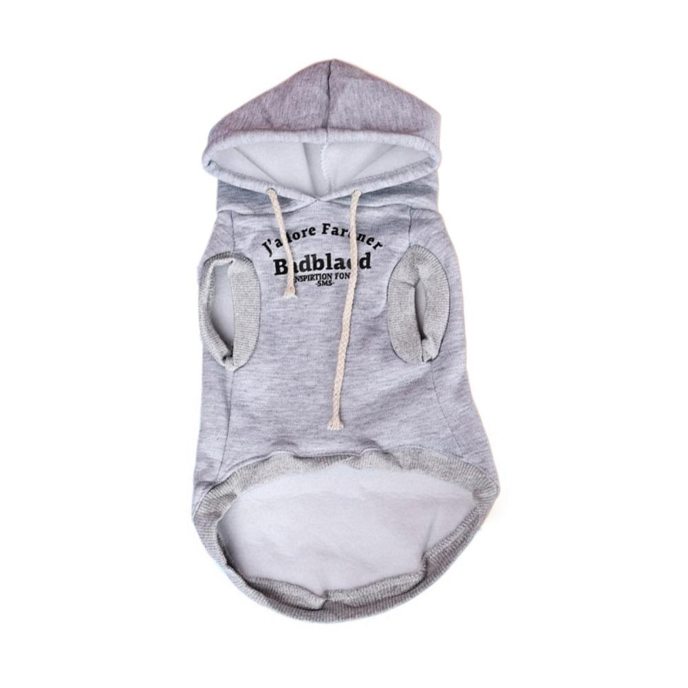 

Warm Dog Hoodie Letters Printing Puppy Pullover Practical Winter Dog Clothes for Autumn and Winter XL