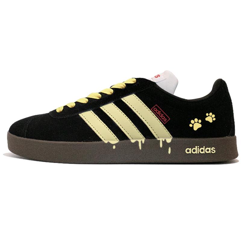 

Adidas Court Mel Bear Abrasion Resistant Abrasion Resistant Low top Skateboard Shoes Unisex Black Yellow JS3004(Team1664-) 35⅔