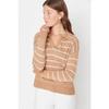 Navy Blue Striped Knitwear Sweater Twoaw22kz0735