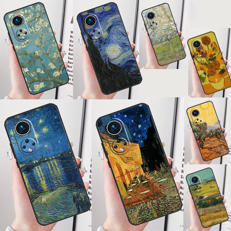 Van Gogh Oil Painting Case For Honor Magic 7 5 6 Pro Honor 200 Pro X9b X9a X8b X8a X8 X9 X9c 50 70 90 Lite Cover