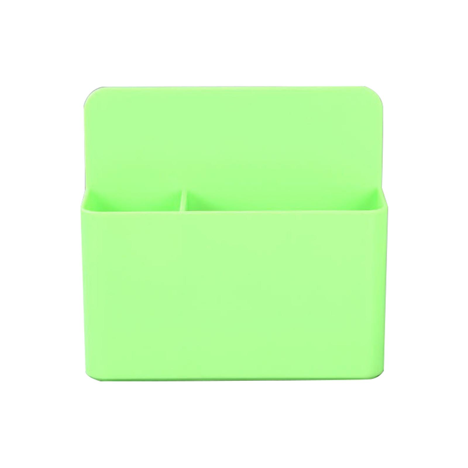 

Magnetic Whiteboard Pen Holder Plastic Multifunctional Storage Box Organizer for Office Classroom Desk Accessories with Strong Adhesive Backing One Size зелений
