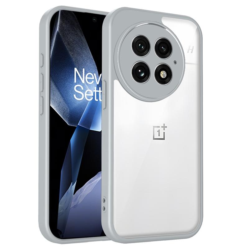 Transparent Silicone Case For OnePlus One plus 13 13R 13T 13S 12R 11 11R 10R 9R 9RT 8T 7 7T PC Back TPU Bumper Shockproof Cover