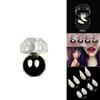 Halloween Party Cosplay Dentures With Solid Adhesive And Optional Custom Fang Sizes