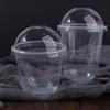 50pcs Transparent Disposable Cake Cup U Shaped Dessert Cup Drinkware Ice Cream Cup  Pudding