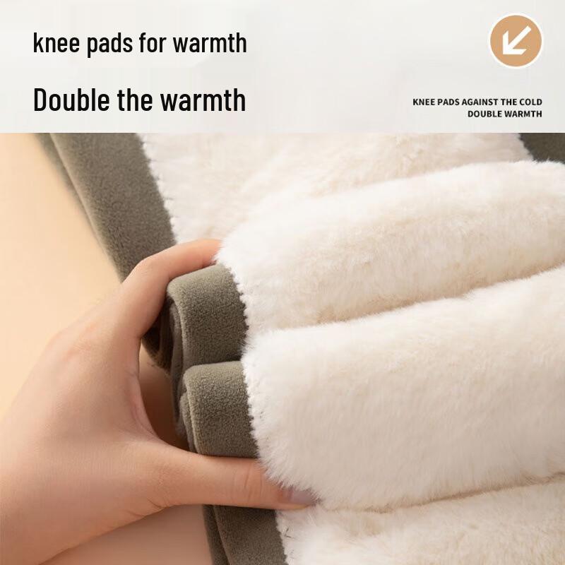 Mian Shisan Men's Extra Thick Thermal Long Johns with Knee & Waist Support