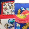 Used HERMES scarf Calle 90 COUVEE D'HERMES Hermes egg silk Navy white Fashionable