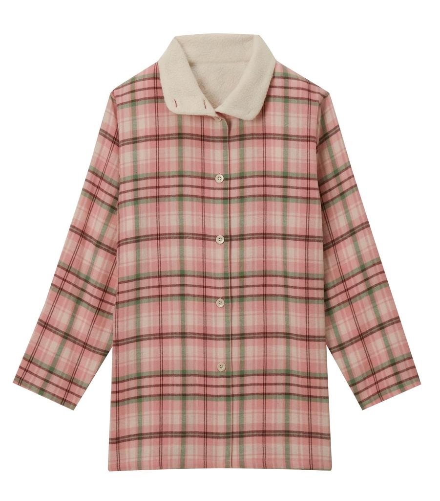 Warmer Baumwollpyjama mit Größe LL 100% Boa, Rosa,