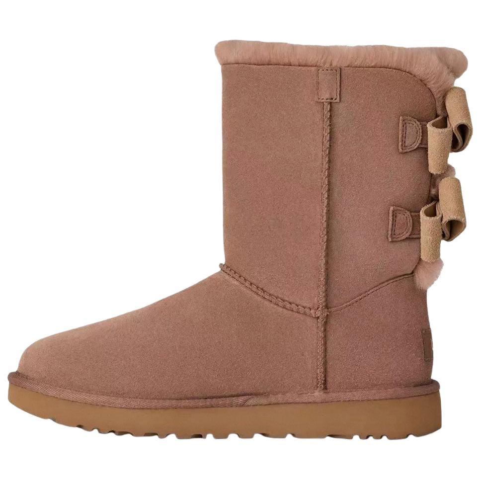 UGG Short Snow Boots Warm Comfortable Fashion Women boots Light-Oak-Brown 1153475-RYK 36