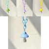 Colorful Resin Mushroom Necklace For Women Stunning Geometric Style Fashion Jewelry