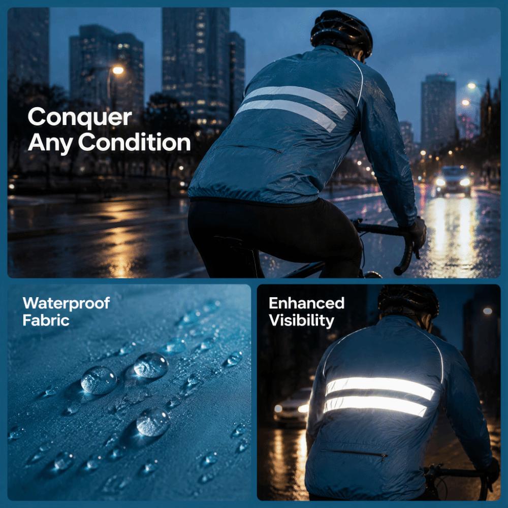 Polyester Men Cycling Jacket Off Road Motorcycle Cycling Jacket  Mountain Bike Riding