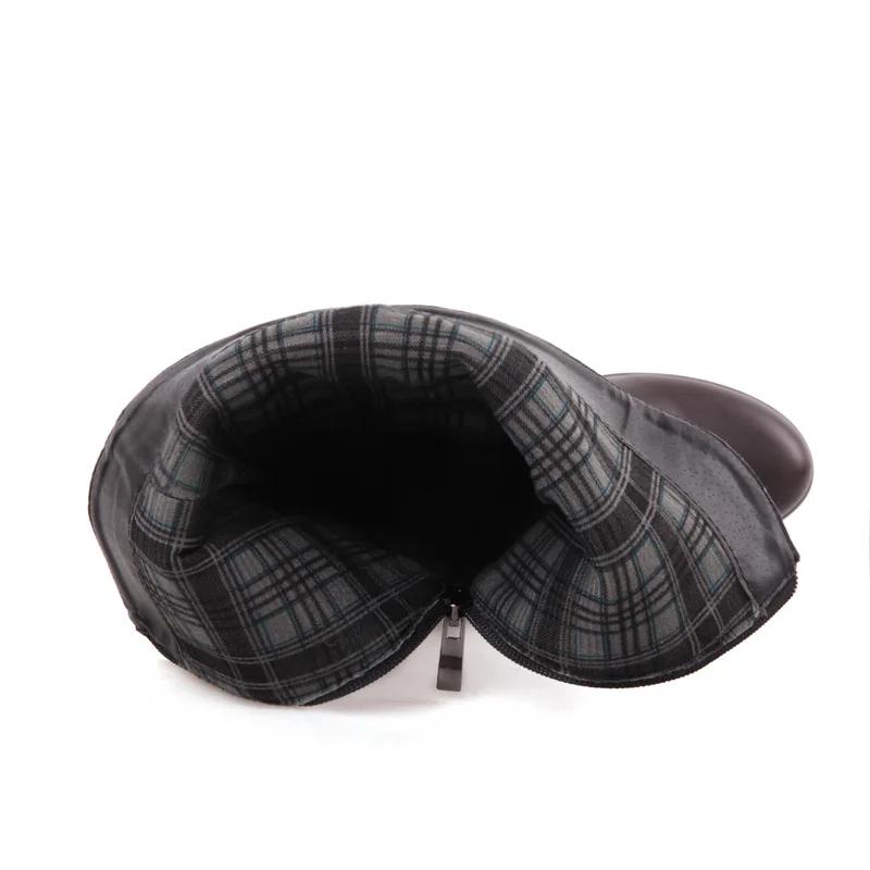 Fashion New Women's Boots Coarse Heel Platform Knight Boots Casual High Heel Medium Tube 52 Large Thickened Women's Boots